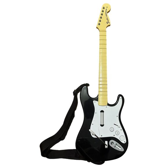 Rock Band Guitar Playstation 2/3 Fender Stratocaster 822151 Strap No Dongle READ - Picture 1 of 11